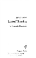 Lateral Thinking 9780140219784 Edward de Bono Brukte bøker