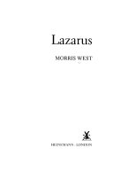 Lazarus 9780434858996 Morris West Brukte bøker