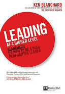 Leading at a Higher Level 9780273710424 Ken Blanchard Brukte bøker