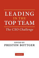 Leading in the Top Team 9780521172400 Preston Bottger Brukte bøker