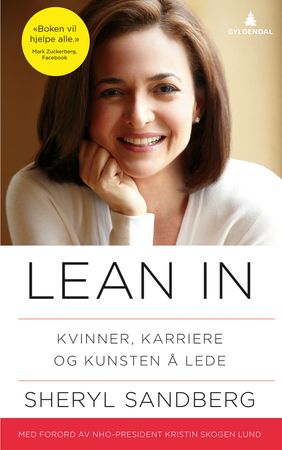 Lean in 9788205478282 Nell Scovell Sheryl Sandberg Brukte bøker