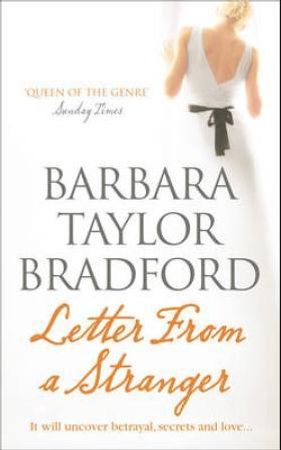 Letter from a stranger 9780007304158 Barbara Taylor Bradford Brukte bøker