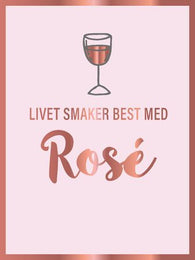 Livet smaker best med rosè 9788234101045 Jo Langeland Brukte bøker