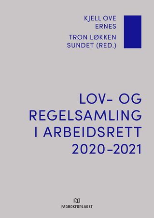 Lov- og regelsamling i arbeidsrett 2020-2021 9788245033977  Brukte bøker