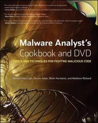 Malware Analyst\'s Cookbook and DVD 9780470613030 Blake Hartstein Steven Adair Michael Ligh Matthew Richard Brukte bøker