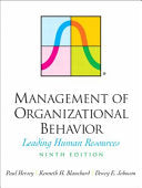 Management of Organizational Behavior 9780131441392 Paul Hersey Dewey E. Johnson Kenneth H. Blanchard Brukte bøker