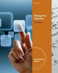 Managerial Statistics 9781111534639 Gerald Keller Brukte bøker
