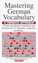 Mastering German Vocabulary: A Thematic Approach 9780812091083 Veronika Schnorr Brukte bøker
