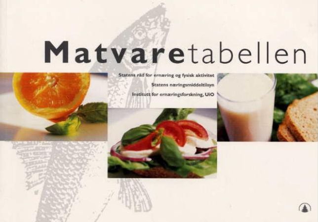 Matvaretabellen 9788205284999  Brukte bøker