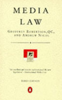 Media Law 9780140138665 Andrew G. L. Nicol Geoffrey Robertson Brukte bøker