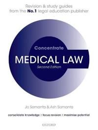 Medical Law Concentrate 9780198759195 Samanta Jo Samanta Ash Brukte bøker
