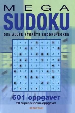 Mega sudoku 9788278223291  Brukte bøker