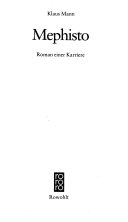 Mephisto 9783499148217 Klaus Mann Brukte bøker