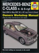 Mercedes Benz C-Class Petrol and Diesel Service and Repair Manual 9781844257805 Pete Gill Brukte bøker