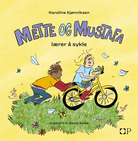 Mette og Mustafa lærer seg å sykle 9788293891444 Karoline Kjønniksen Brukte bøker