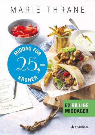 Middag for 25 kroner 9788205533691 Marie Thrane Brukte bøker