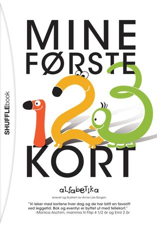 Mine første 1 2 3 kort 9788292776421 Anne-Lise Borgen Brukte bøker