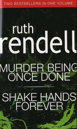 Murder being once done ; Shake hands forever 9780091907440 Ruth Rendell Brukte bøker