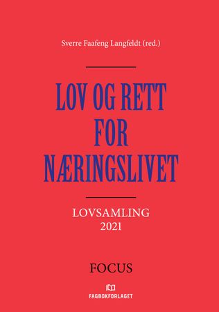 Næringslivets lovsamling 1687-2021 9788245038019  Brukte bøker