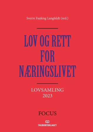 Næringslivets lovsamling 1687-2023 9788245047387  Brukte bøker