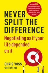 Never split the difference 9781847941497 Christopher Voss Tahl Raz Brukte bøker