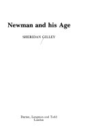Newman and His Age 9780232517422 Sheridan Gilley Brukte bøker