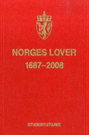 Norges lover 1687-2008; studentutgave 9788245008708  Brukte bøker