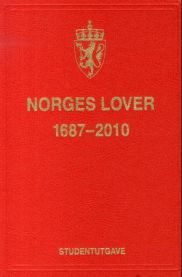 Norges Lover 1687-2010; studentutgave 9788245011166  Brukte bøker