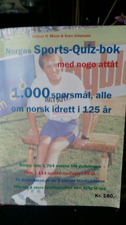 Norges sports-quiz-bok med nogo attåt 9788269220001 Sven Johansen Oddvar H. Moen Brukte bøker