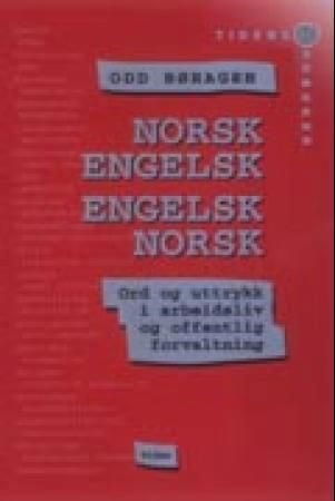 Norsk-engelsk, engelsk-norsk 9788210039188 Odd Bøhagen Brukte bøker