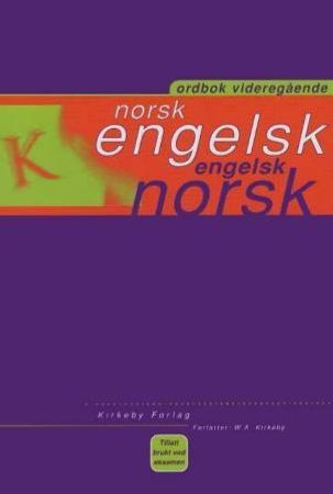 Norwegian-English and English-Norwegian Dictionary 9788299457330 Willy A. Kirkeby Brukte bøker