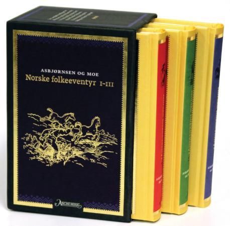 Norske folkeeventyr I-III 9788203352676 Peter Christen Asbjørnsen Jørgen Moe Brukte bøker