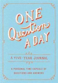 One Question a Day: A Five-Year Journal 9781250108869 Aimee Chase Brukte bøker