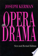 Opera as Drama, New and Revised Edition 9780520062740 Joseph Kerman Brukte bøker
