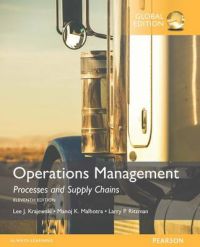 Operations Management: Processes and Supply Chains, Global Edition 9781292093864 Lee J. Krajewski Manoj K. Malhotra Frederic S. Mishkin Brukte bøker