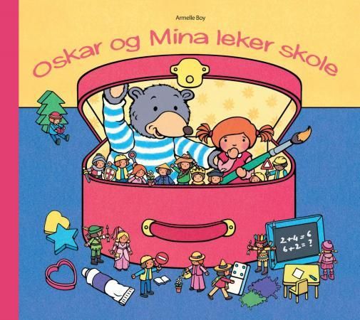 Oskar og Mina leker skole 9788281031302 Armelle Boy Brukte bøker