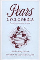 Pears Cyclopaedia, 2008-2009 9781846141362 Chris Cook Cook Chris (editor) Brukte bøker
