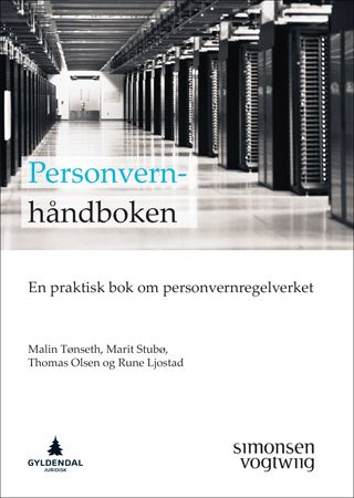 Personvernhåndboken 9788205489288 Malin Tønseth Rune Ljostad Marit Stubø Thomas Olsen Brukte bøker