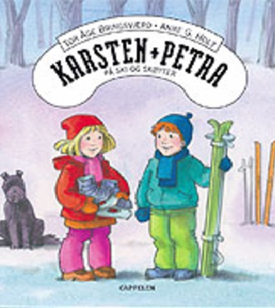 Karsten og Petra på skiskole, går på skøyter - Bokia.no