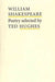 Poetry 9780571203680 Ted Hughes William Shakespeare Brukte bøker