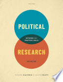 Political Research 9780198820628 Sandra Halperin Oliver Heath Brukte bøker