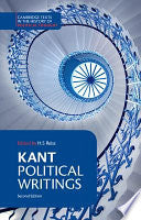 Political Writings 9780521398374 Immanuel Kant Brukte bøker