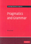 Pragmatics and Grammar 9780521559942 Mira Ariel Brukte bøker