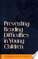 Preventing Reading Difficulties in Young Children 9780309064187 Cognitive Division of Behavioral and Social Sciences and Education and Sensory Sciences Board on Behavioral National Research Council Committee on the Prevention of Reading Difficulties in Young Children Brukte bøker