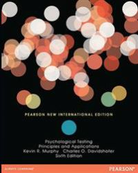 Psychological Testing 9781292040028 Kevin R. Murphy Charles O. Davidshofer Brukte bøker