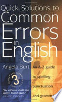 Quick Solutions to Common Errors in English 9781857039474 Angela Burt Brukte bøker