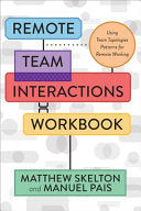 Remote Team Interactions Workbook 9781950508617 Manuel Pais Matthew Skelton Brukte bøker