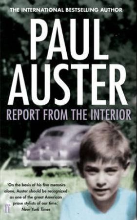 Report from the interior 9780571303694 Paul Auster Brukte bøker