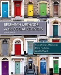 Research Methods in the Social Sciences 9781429233002 Chava Frankfort Nachmias Jack DeWaard David Nachmias Brukte bøker