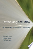 Rethinking the MBA 9781422131640 Srikant M. Datar David A. Garvin Patrick Gerard Cullen Brukte bøker